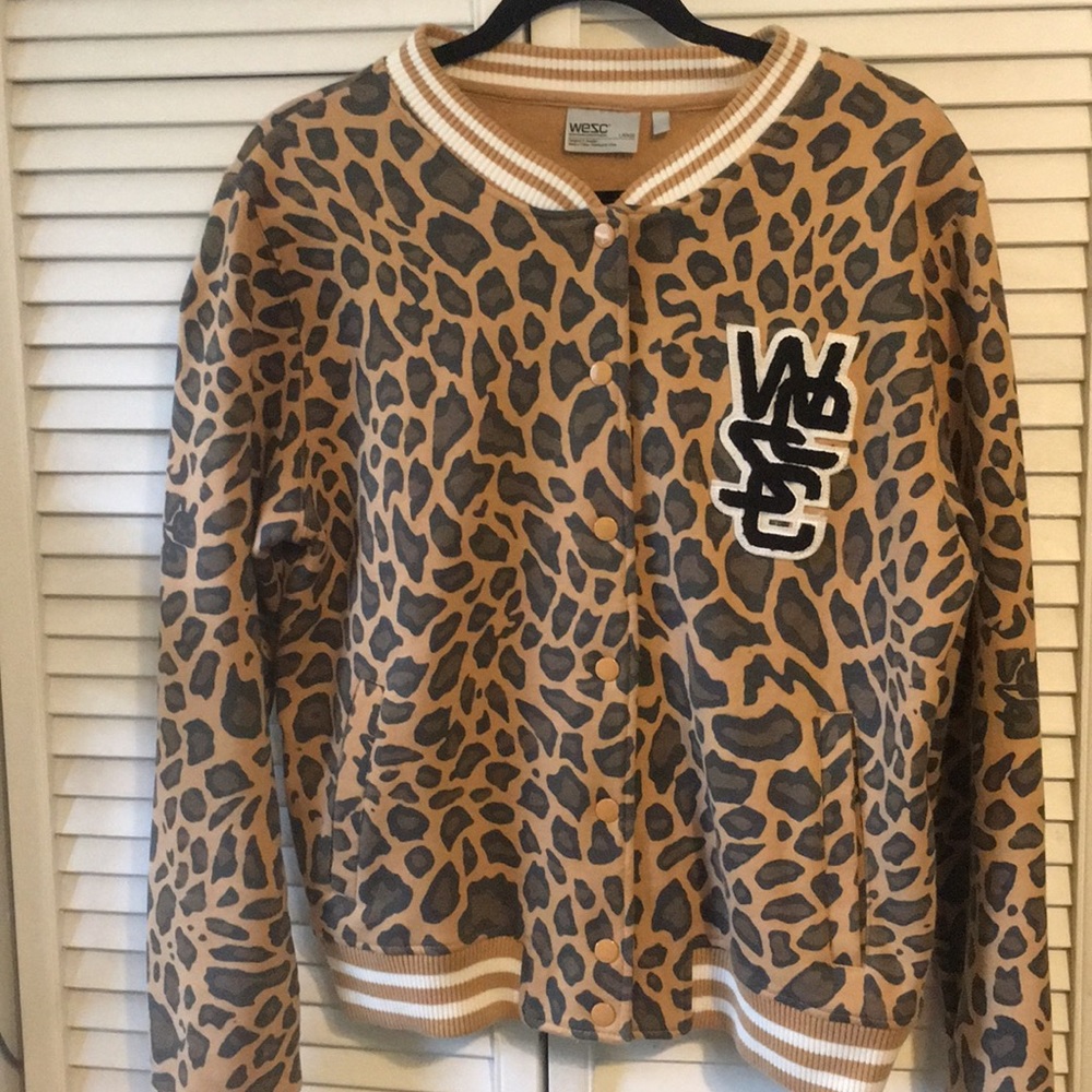 Wesc varsity bomber jacket.